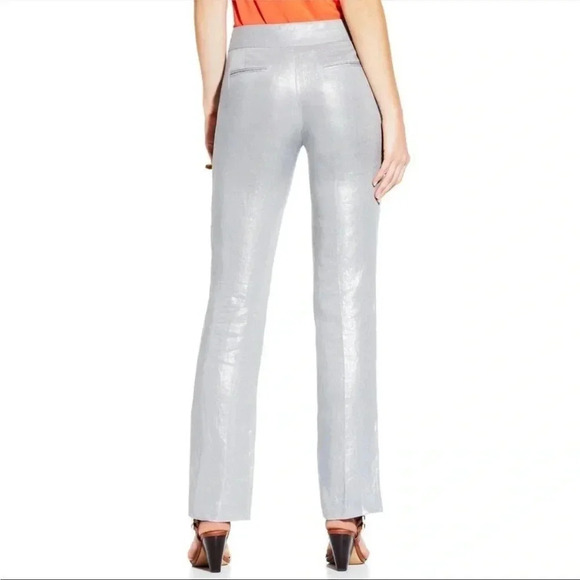Vince Camuto silver 100% linen pants - Picture 2 of 10